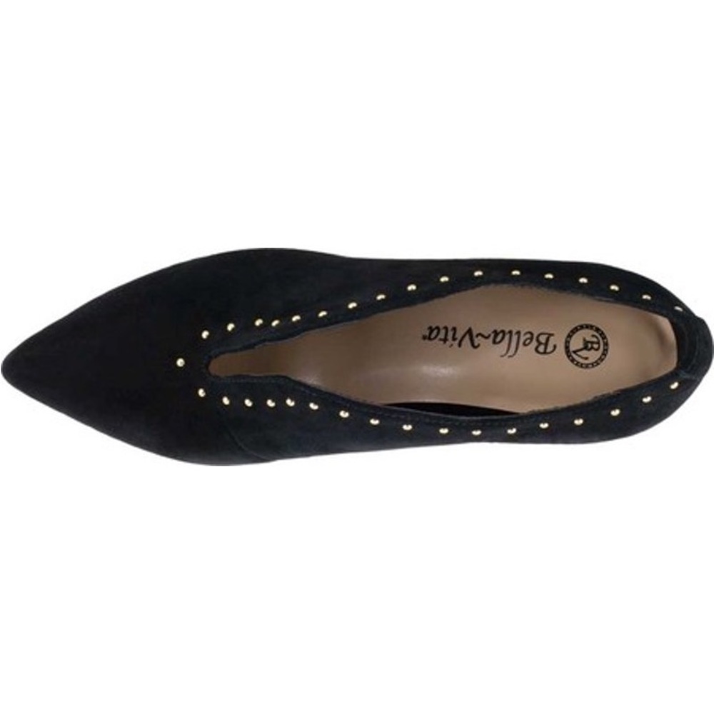 BELLA Vita Women's Suede Leather Dara Shootie Black - Picture 2 of 11